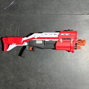 Nerf Fortnite BASR-L Bolt Action Blaster Red White Toy Gun‎ Rifle